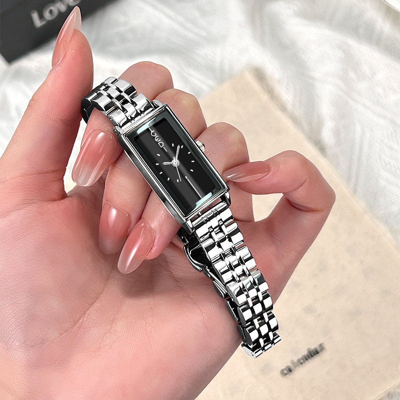 Luxury Watch Engraving - GEDI Vintage Luxury Rectangular Stainless Steel