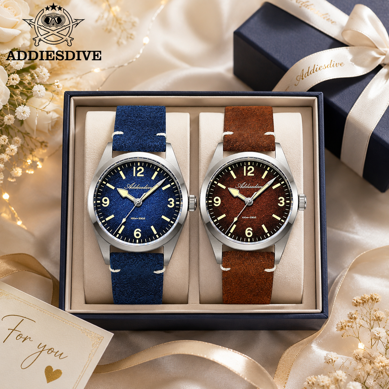Luxury Watch - ADDIESDIVE 36MM 200M Waterproof Sapphire Glass