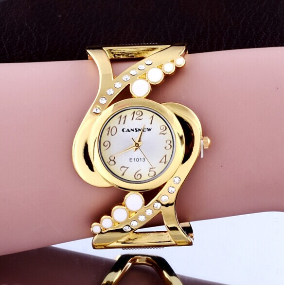 Luxury Watch Engraving - Luxury Gold Bracelet Women's Watches Fashion