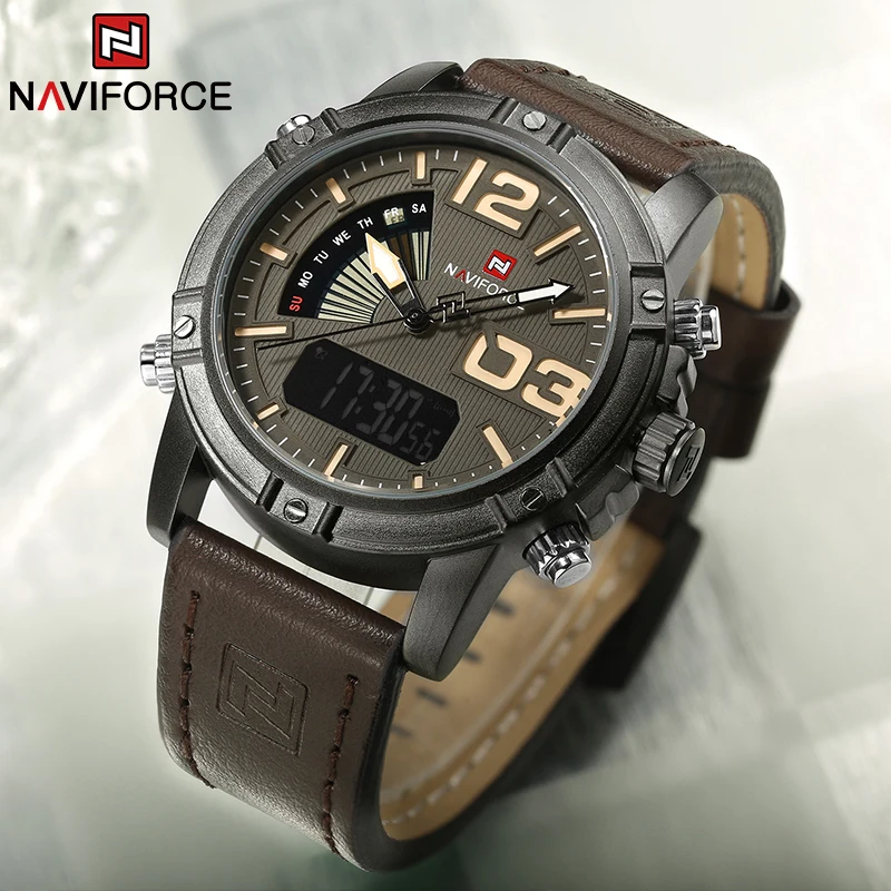 Luxury Watch Manufacturers - NAVIFORCE Top Brand Men Watch Multifunction