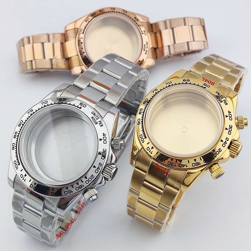 Luxury Watch Repair - 39mm Watch Case VK63 Case Sapphire