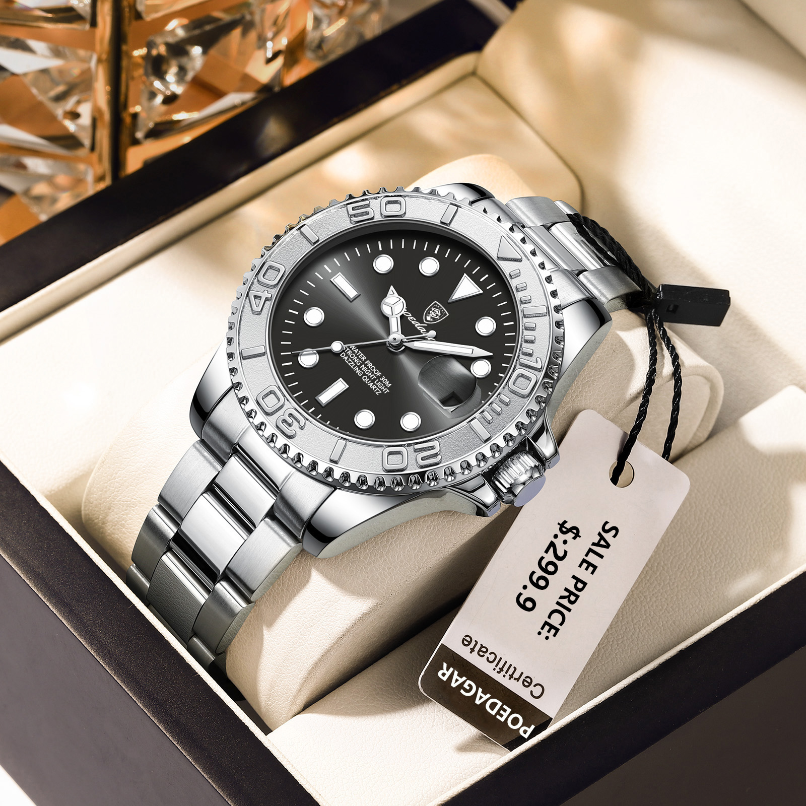 Luxury Watch Unique - POEDAGAR Top Luxury Man Watch Waterproof
