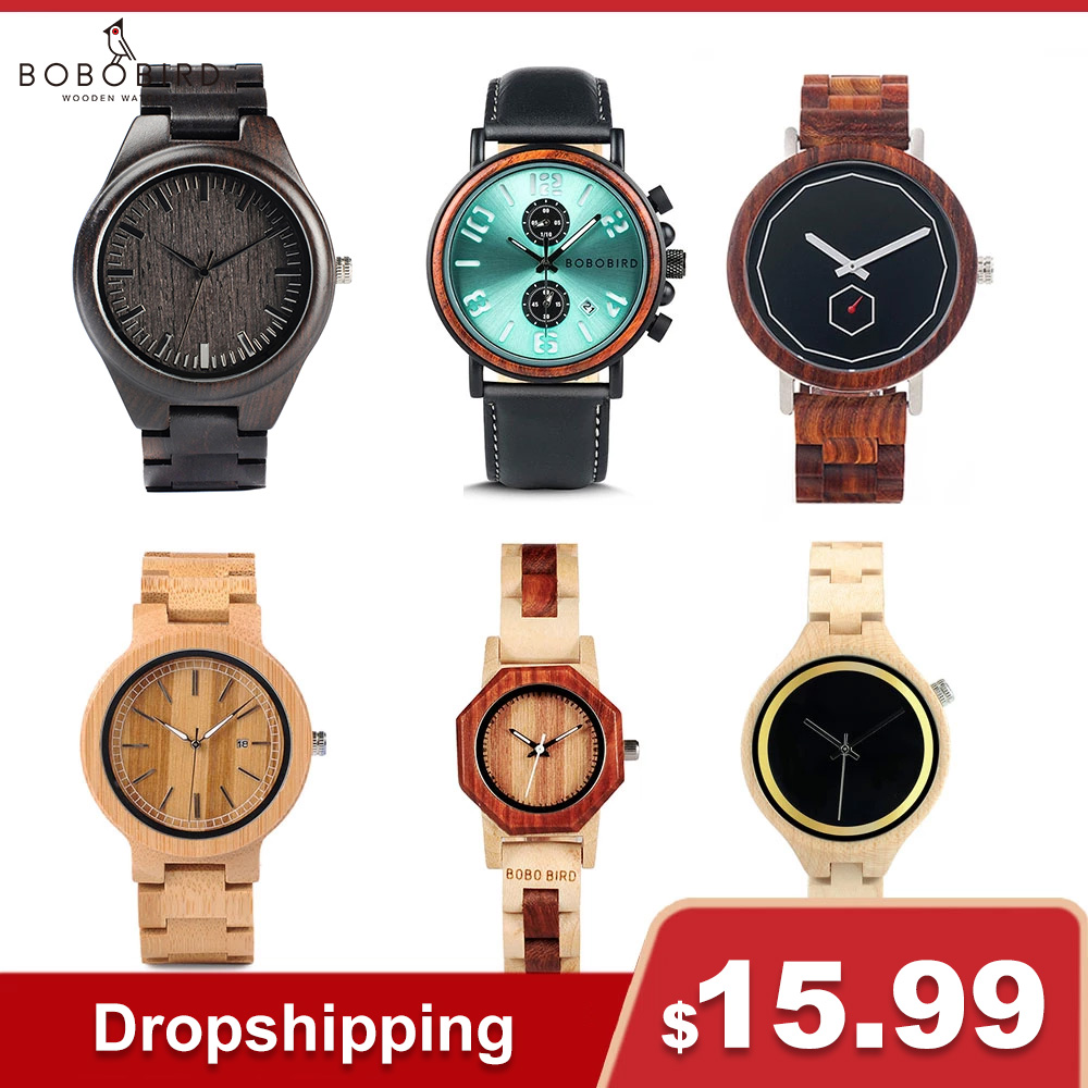 Luxury Watch Engraving - BOBO BIRD Wooden Watch Men Unique