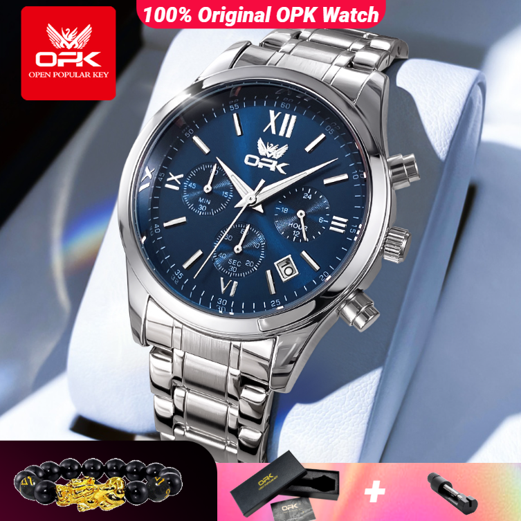 Luxury Watch Display - OPK 6052 Mens Watch Automatic Date