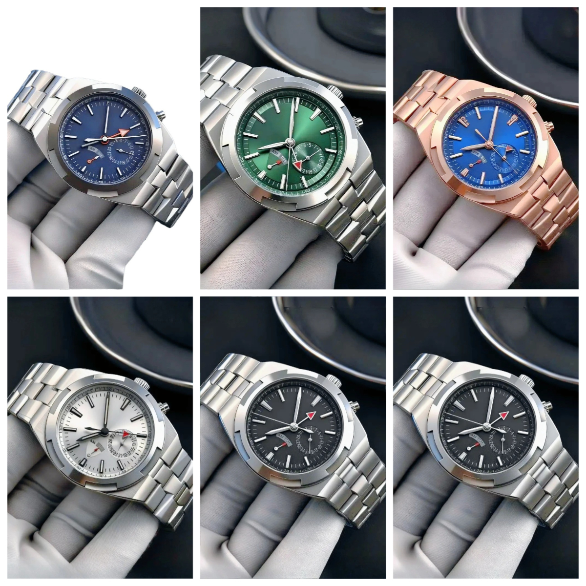 Customized Mens Automatic Mech – Luxury Watch With Rubber Strap recenzja i cena