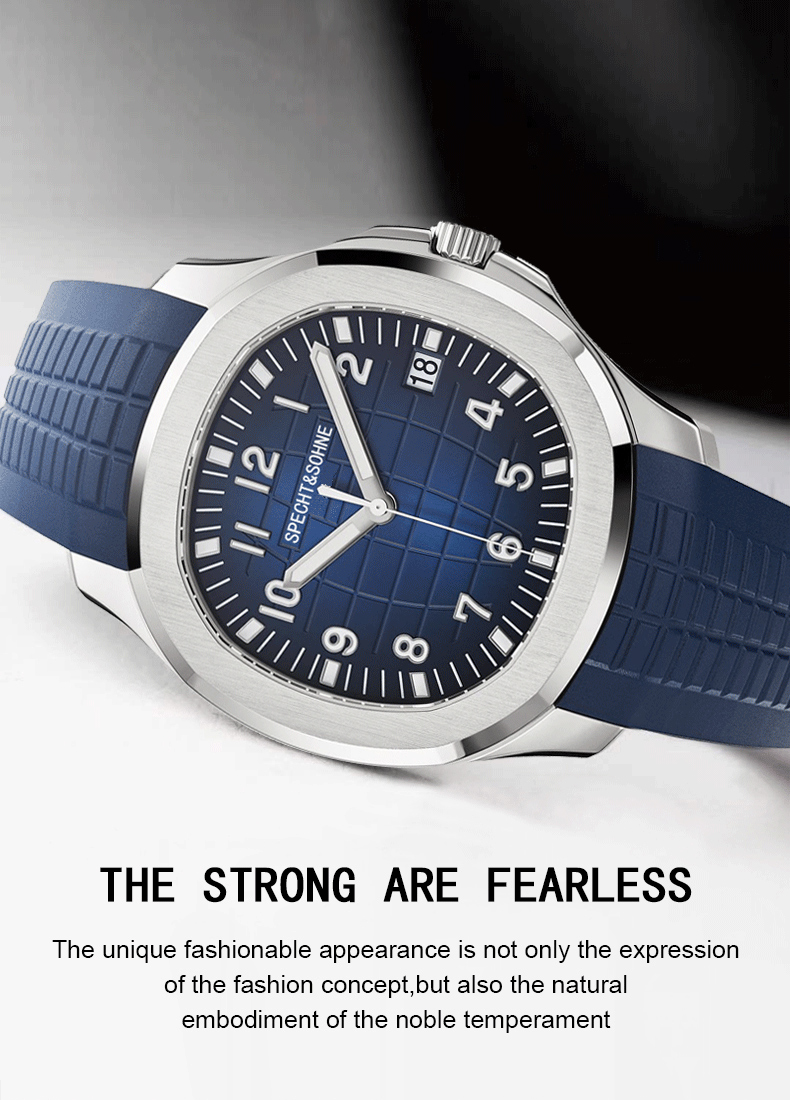 2025 New Men's Watches Automat – Luxury Watch With Rubber Strap recenzja i cena