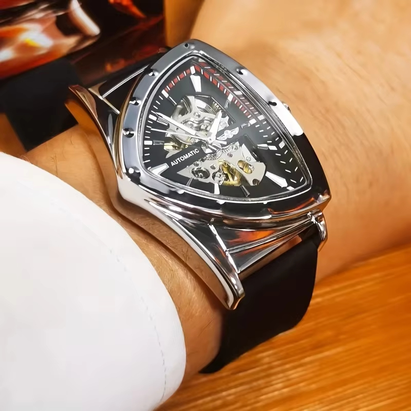 WINNER Men's Luxury Military M – Luxury Watch With Rubber Strap recenzja i cena