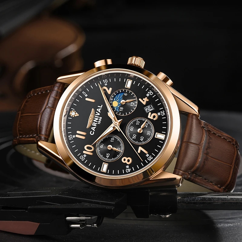 Carnival Brand Luxury Leather  – Luxury Watch Manufacturers recenzja i cena