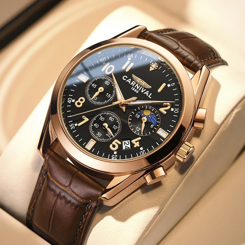 Carnival Brand Luxury Leather  – Luxury Watch Manufacturers recenzja i cena