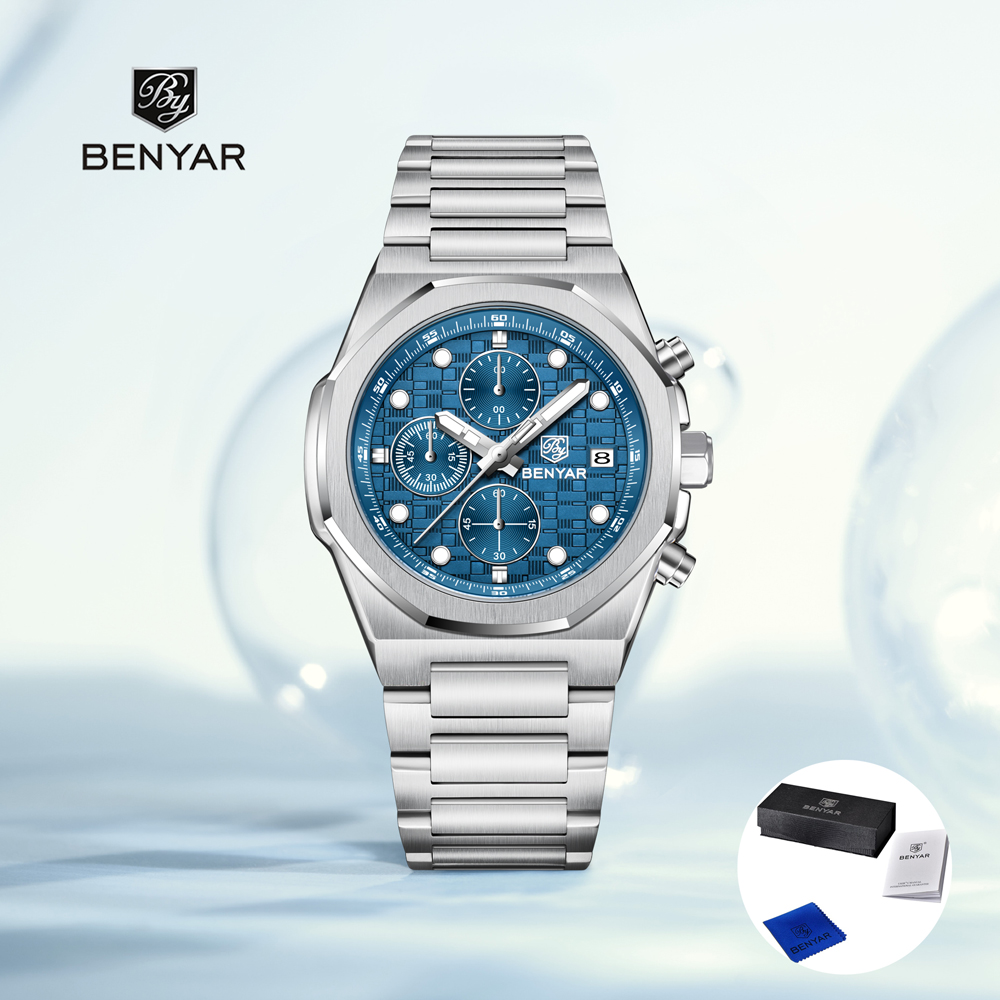 2025 New BENYAR Men's Watches  – Luxury Watch Display recenzja i cena