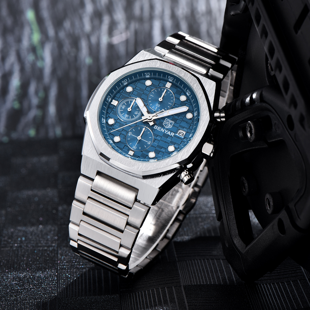 2025 New BENYAR Men's Watches  – Luxury Watch Display recenzja i cena