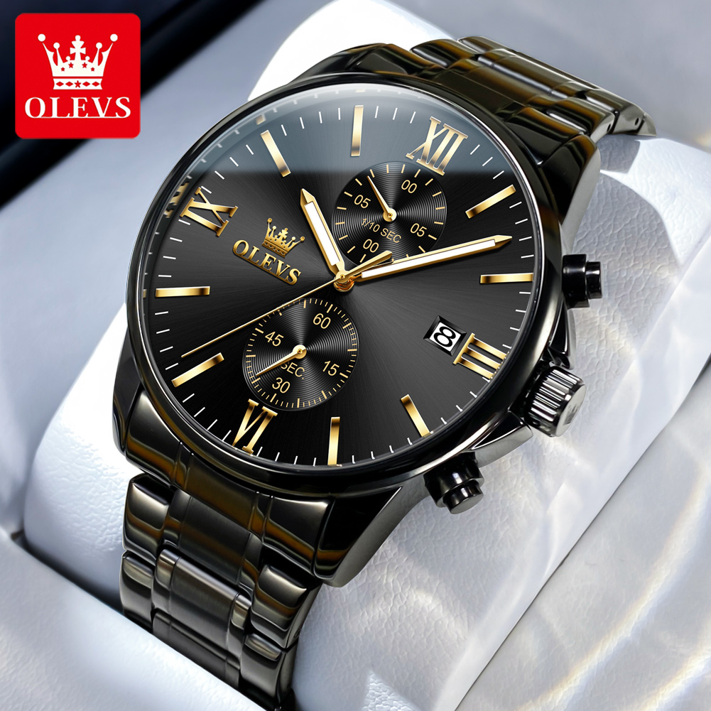 OLEVS 2886 Classic Black Quart – Luxury Watch Manufacturers recenzja i cena