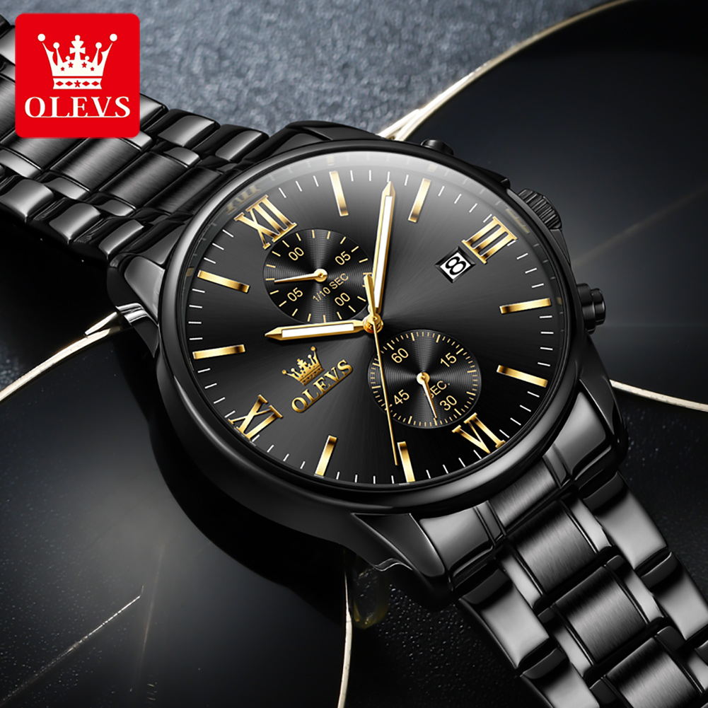 OLEVS 2886 Classic Black Quart – Luxury Watch Manufacturers recenzja i cena