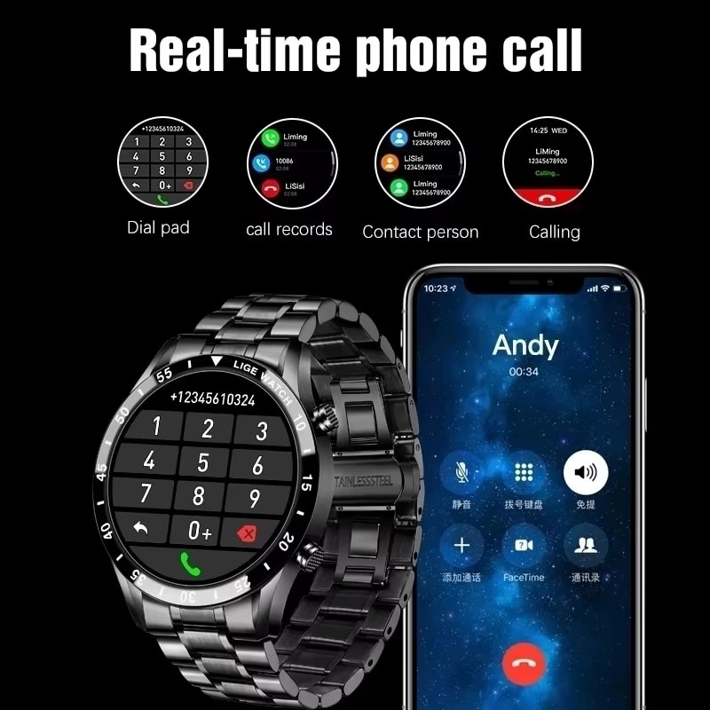 Luxury Steel Smart Watch Men S – Luxury Watch In The World recenzja i cena