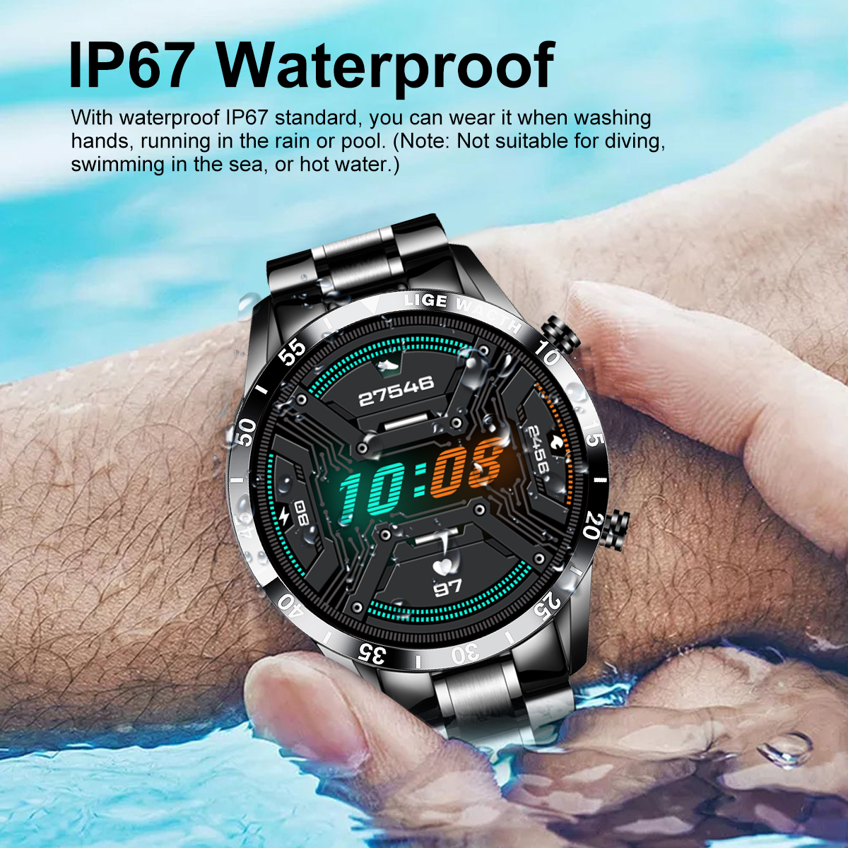 Luxury Steel Smart Watch Men S – Luxury Watch In The World recenzja i cena