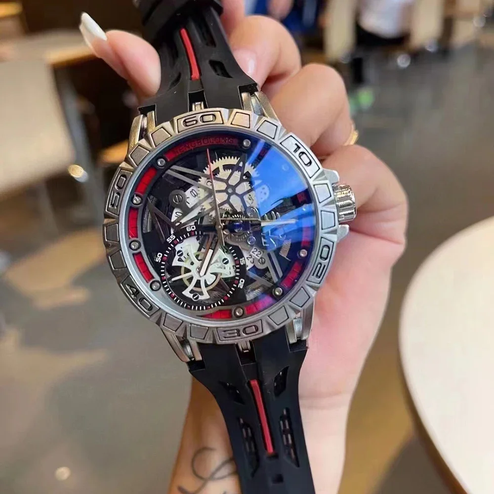 3D Quartz Watches Men Luxury C – Luxury Watch With Rubber Strap recenzja i cena