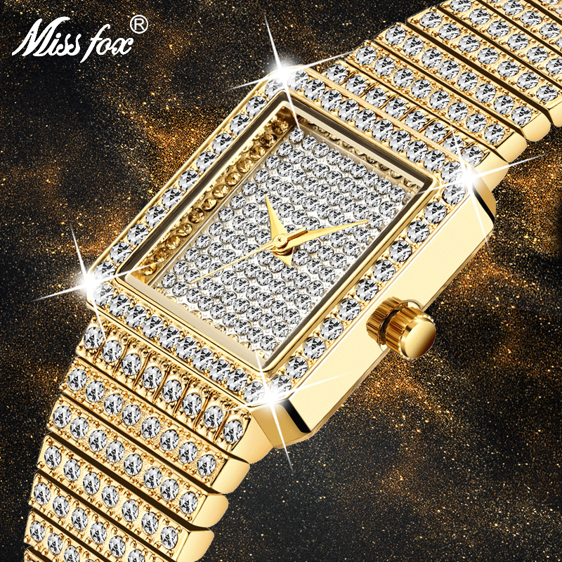 MISSFOX Diamond Watch For Wome – Luxury Watch Unique recenzja i cena