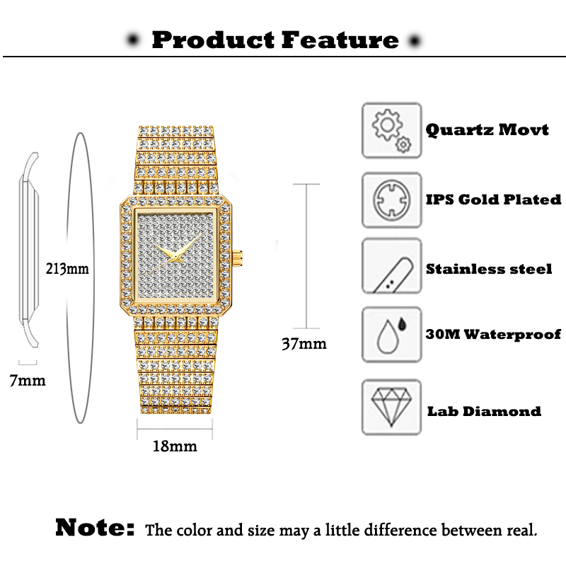 MISSFOX Diamond Watch For Wome – Luxury Watch Unique recenzja i cena