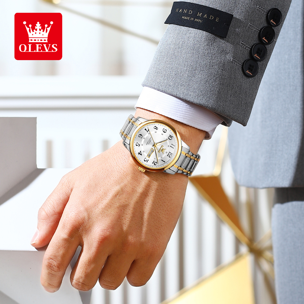 OLEVS Casual fashion men's wat – Luxury Watch Display recenzja i cena