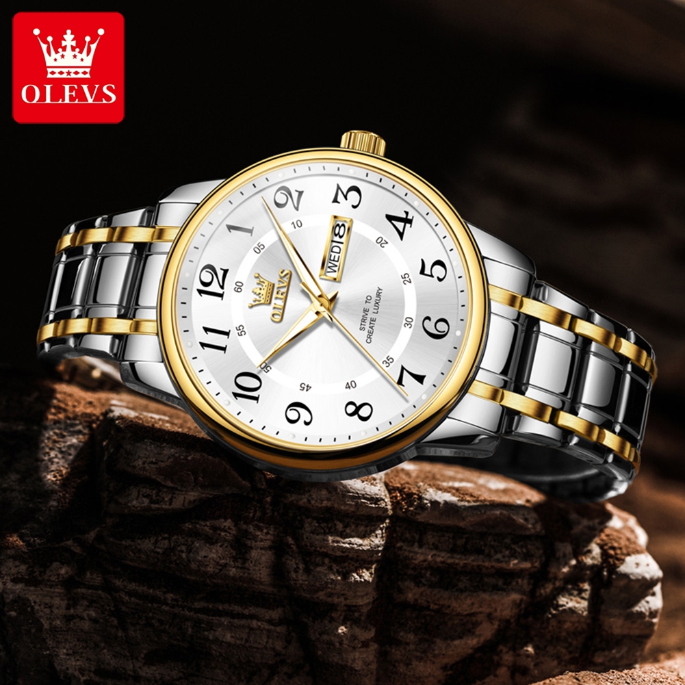 OLEVS Casual fashion men's wat – Luxury Watch Display recenzja i cena