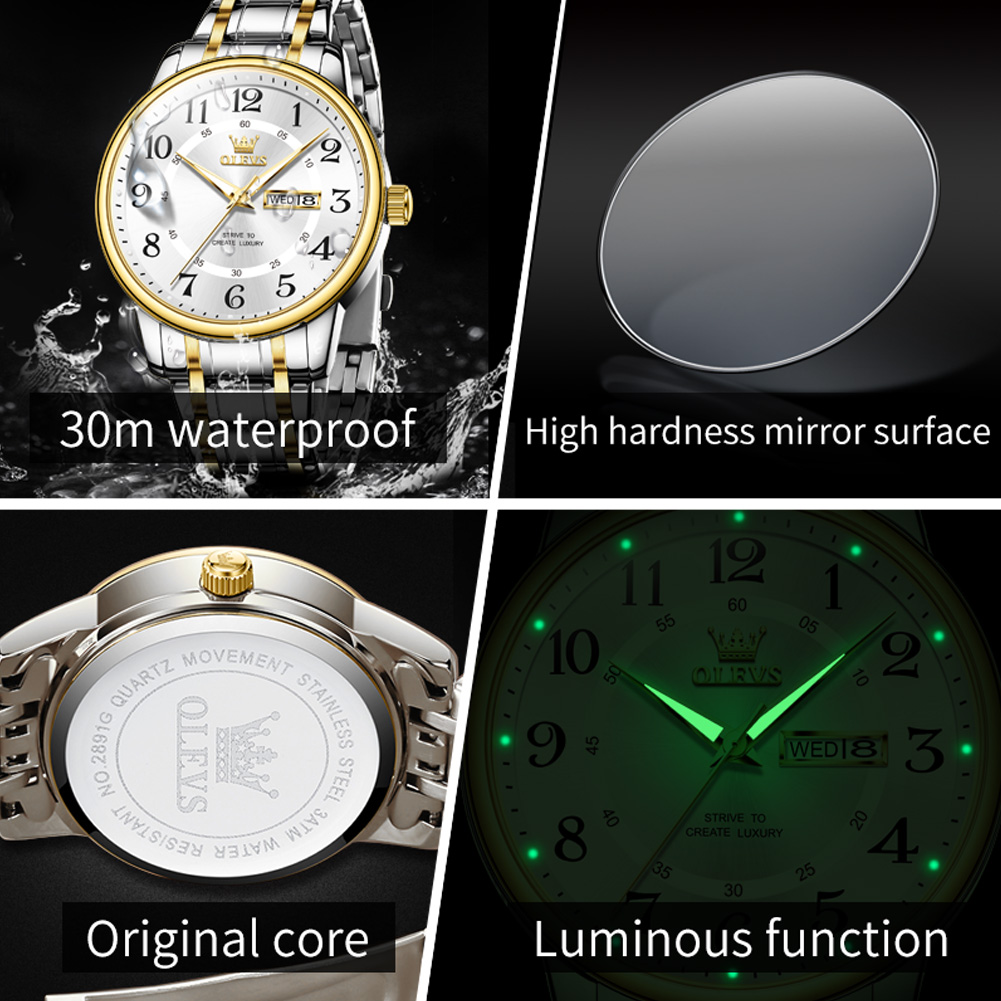 OLEVS Casual fashion men's wat – Luxury Watch Display recenzja i cena