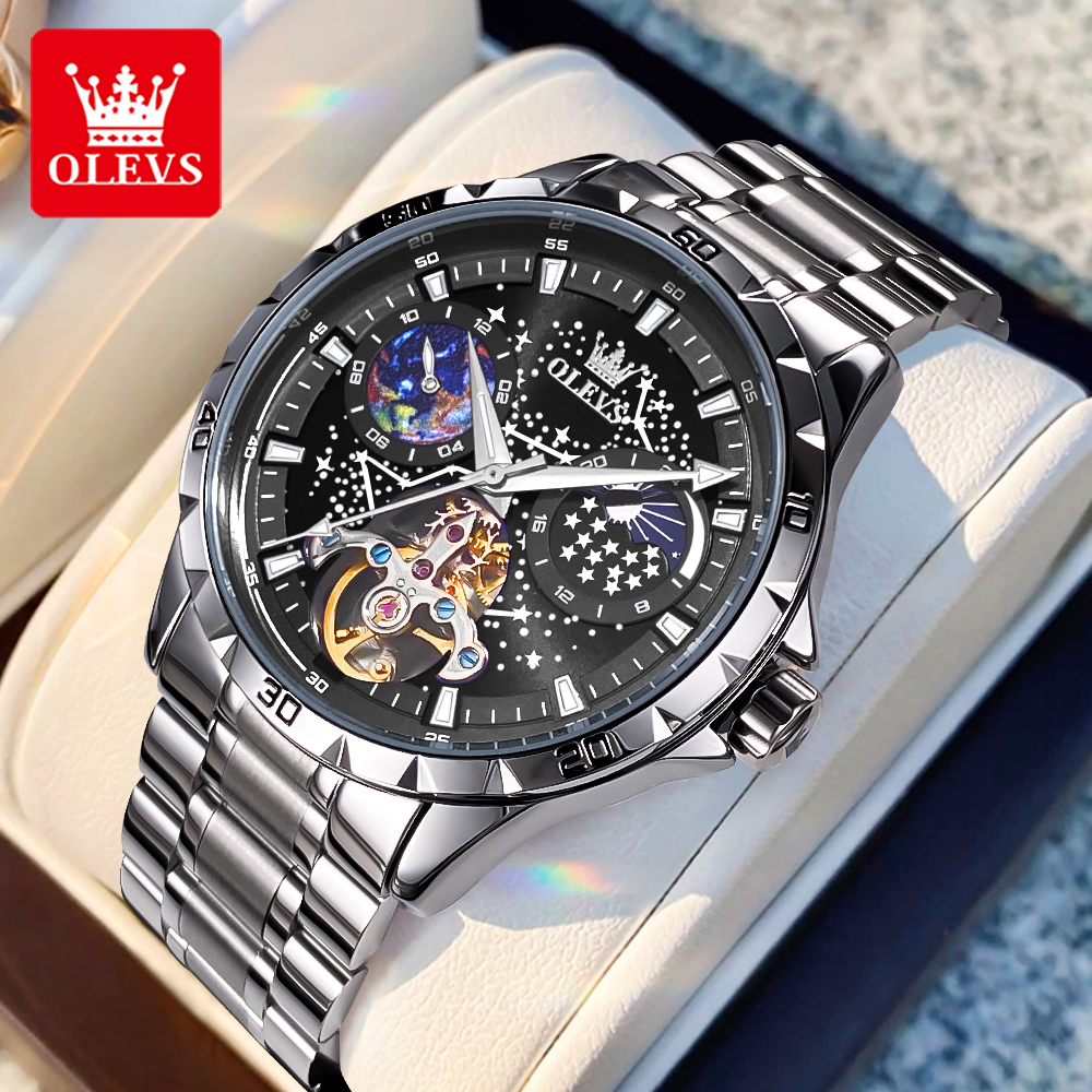 OLEVS 6689 Luxury Brand Moon P – Luxury Watch Manufacturers recenzja i cena