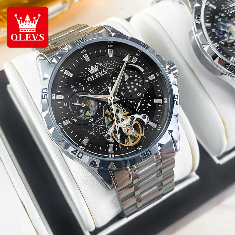 OLEVS 6689 Luxury Brand Moon P – Luxury Watch Manufacturers recenzja i cena
