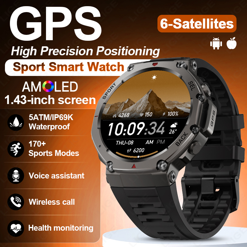 LIGE 2026 GPS Luxury Military  – Luxury Watch In The World recenzja i cena