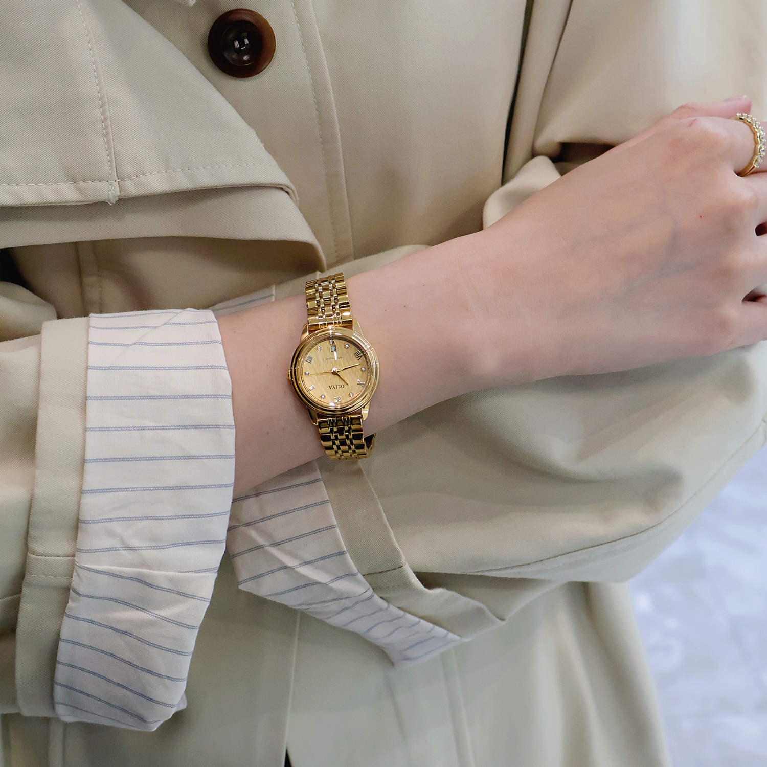 Retro Business Full Gold Ladie – Luxury Watch Engraving recenzja i cena