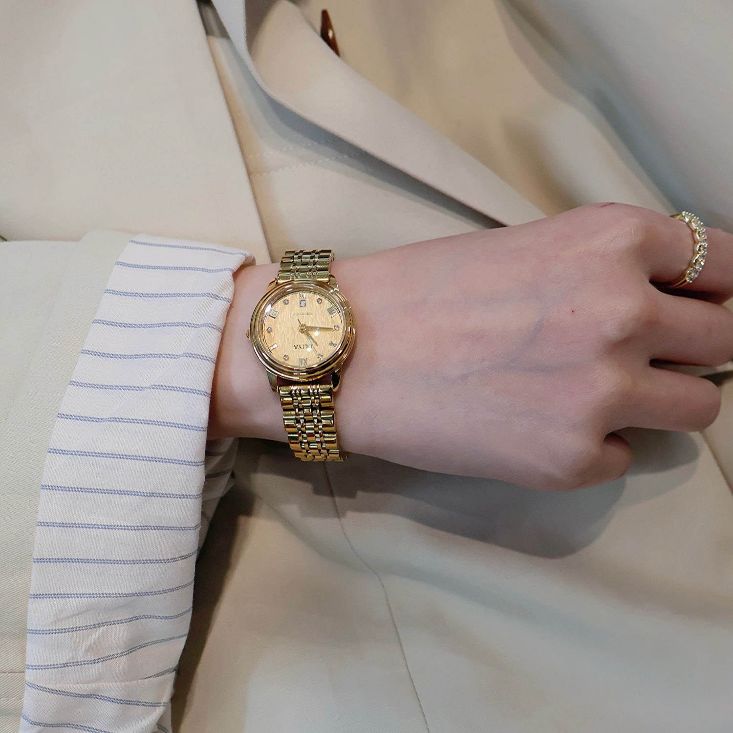 Retro Business Full Gold Ladie – Luxury Watch Engraving recenzja i cena