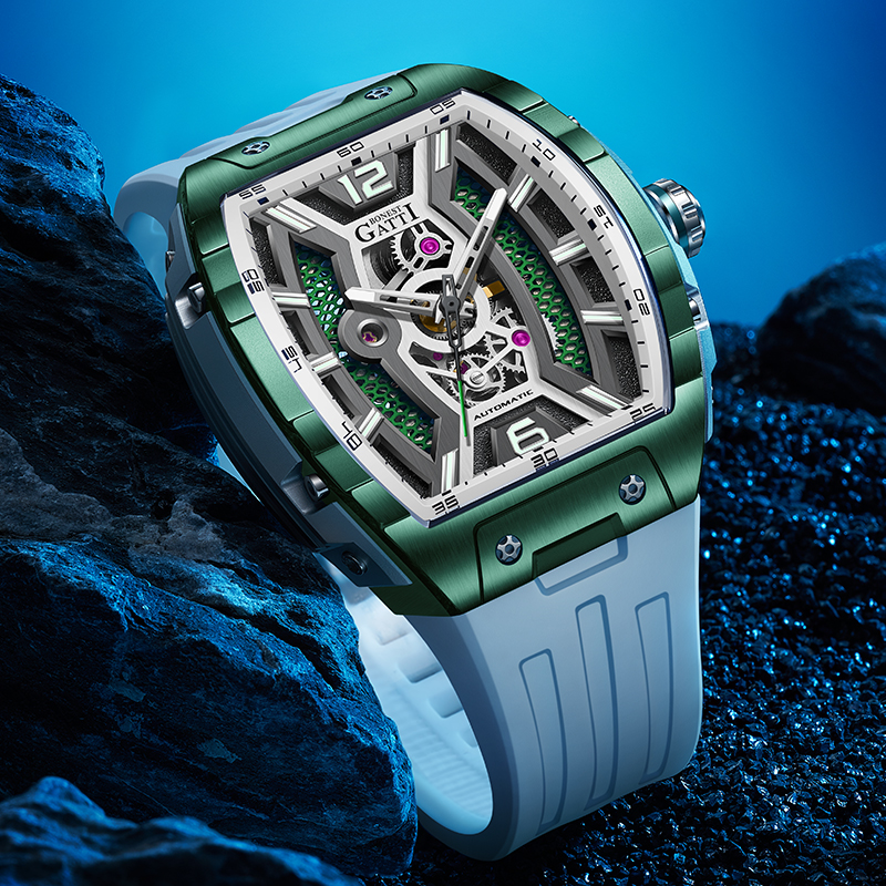 BONEST GATTI Germany Automatic – Luxury Watch With Rubber Strap recenzja i cena