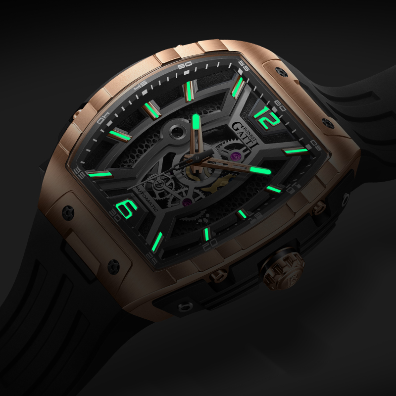 BONEST GATTI Germany Automatic – Luxury Watch With Rubber Strap recenzja i cena