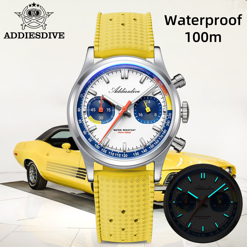 ADDIESDIVE Fashion Men's Quart – Luxury Watch With Rubber Strap recenzja i cena