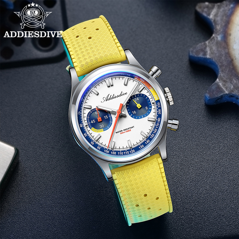 ADDIESDIVE Fashion Men's Quart – Luxury Watch With Rubber Strap recenzja i cena