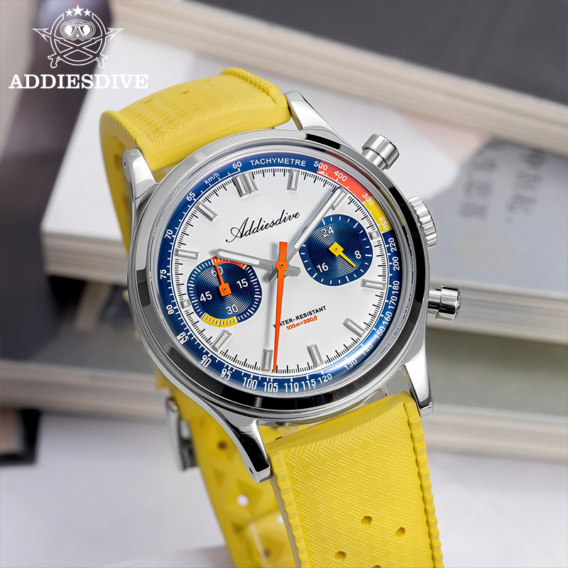 ADDIESDIVE Fashion Men's Quart – Luxury Watch With Rubber Strap recenzja i cena