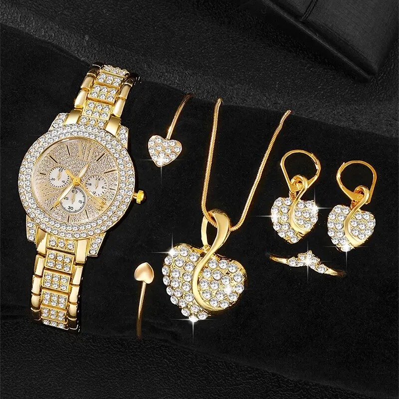 Women's Quartz Watch Gold Luxu – Luxury Watch recenzja i cena