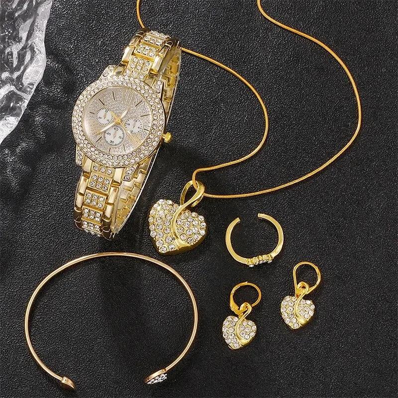 Women's Quartz Watch Gold Luxu – Luxury Watch recenzja i cena