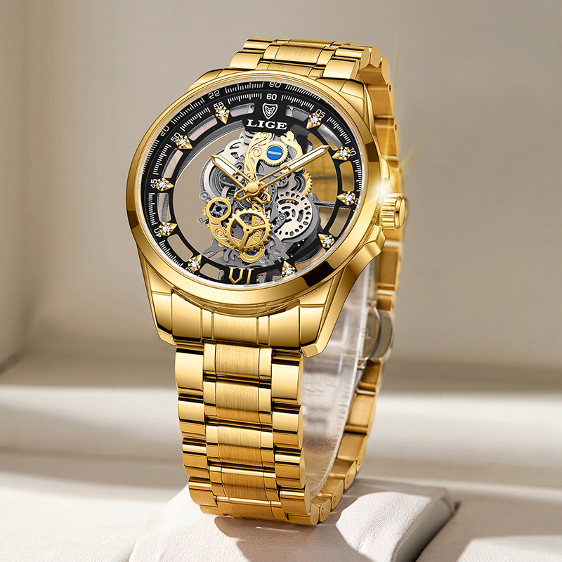 2026 LIGE Men Watch Skeleton A – Luxury Watch Manufacturers recenzja i cena