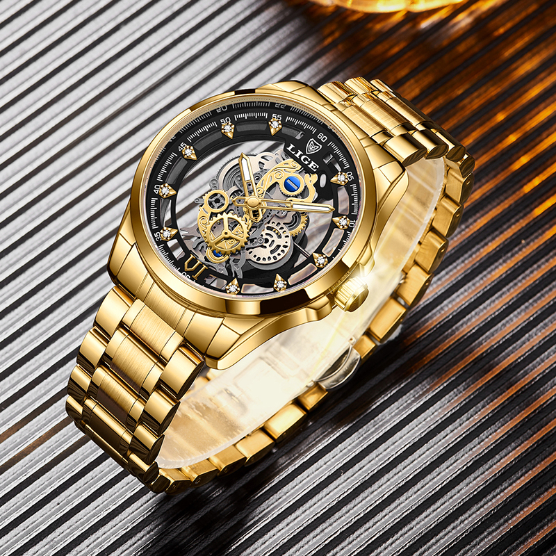 2026 LIGE Men Watch Skeleton A – Luxury Watch Manufacturers recenzja i cena