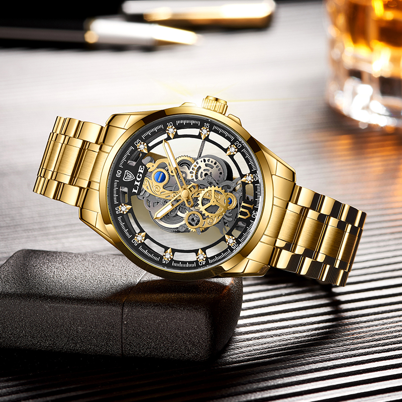 2026 LIGE Men Watch Skeleton A – Luxury Watch Manufacturers recenzja i cena