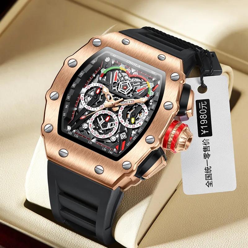 ONOLA 6827 Unique Barrel Type  – Luxury Watch Unique recenzja i cena
