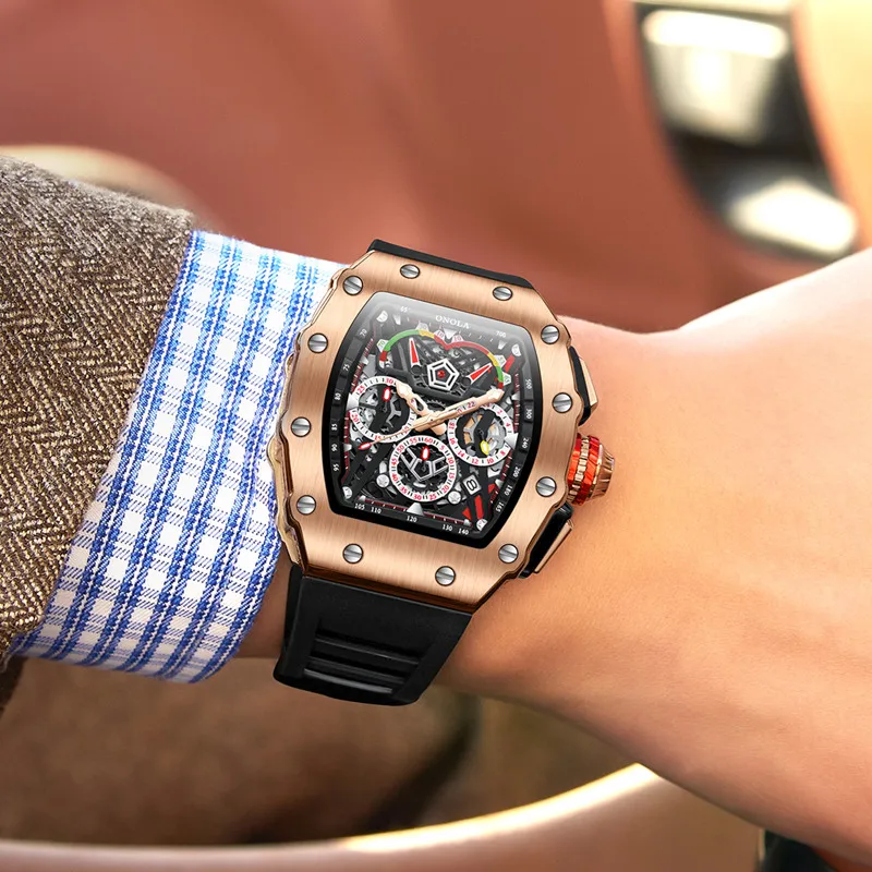 ONOLA 6827 Unique Barrel Type  – Luxury Watch Unique recenzja i cena