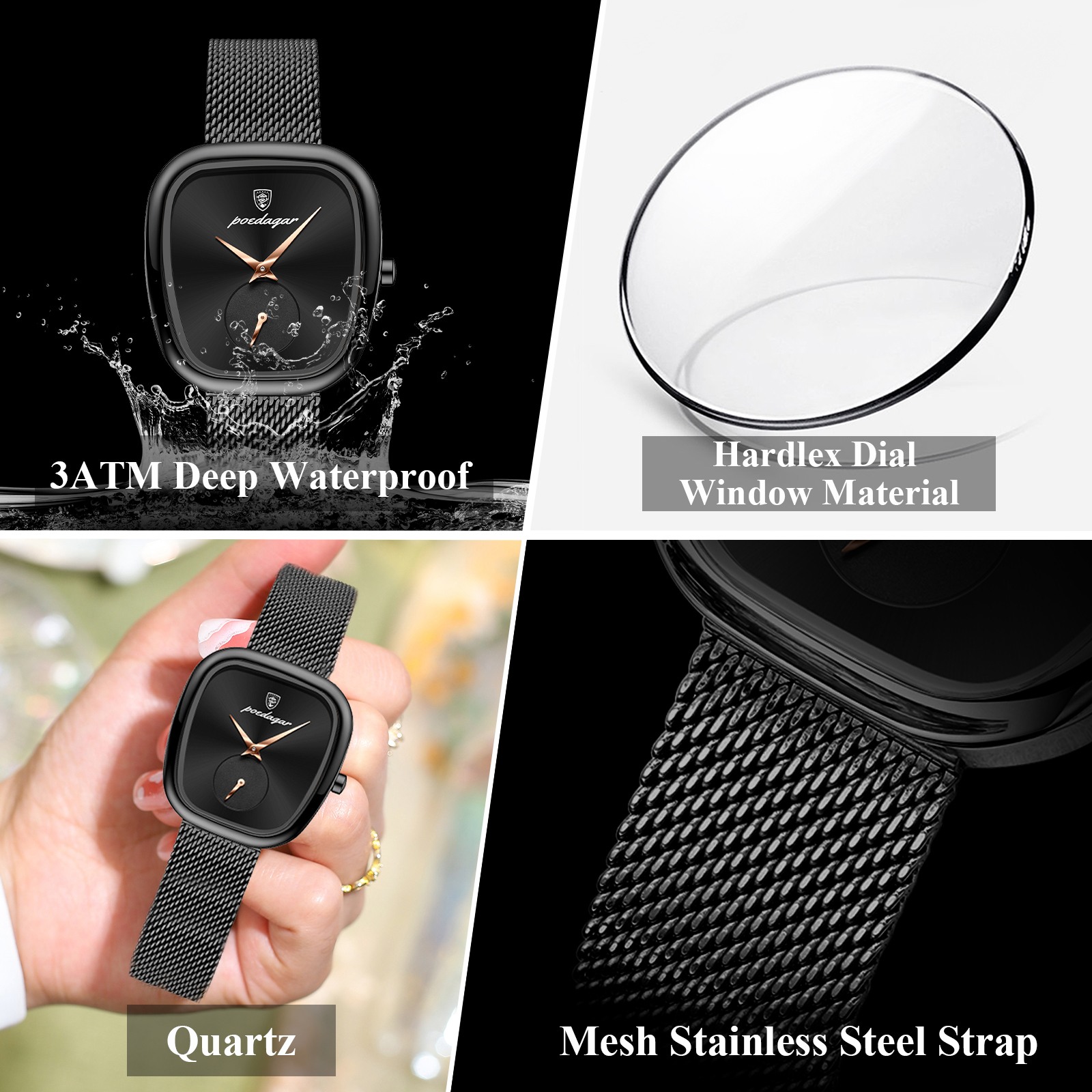 POEDAGAR Luxury Unique Women's – Luxury Watch Unique recenzja i cena