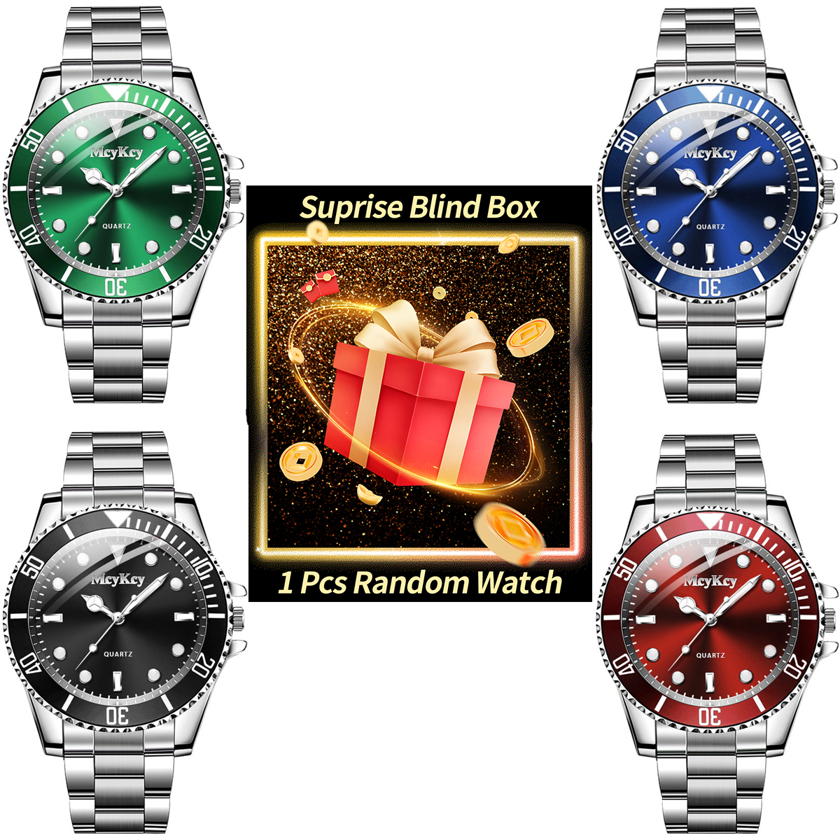 1PC Surprise Mystery Watch Bli – Luxury Watch Display recenzja i cena