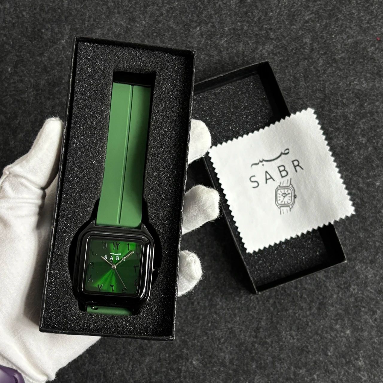SABR Arabic Numeral Watch Men  – Luxury Watch With Rubber Strap recenzja i cena