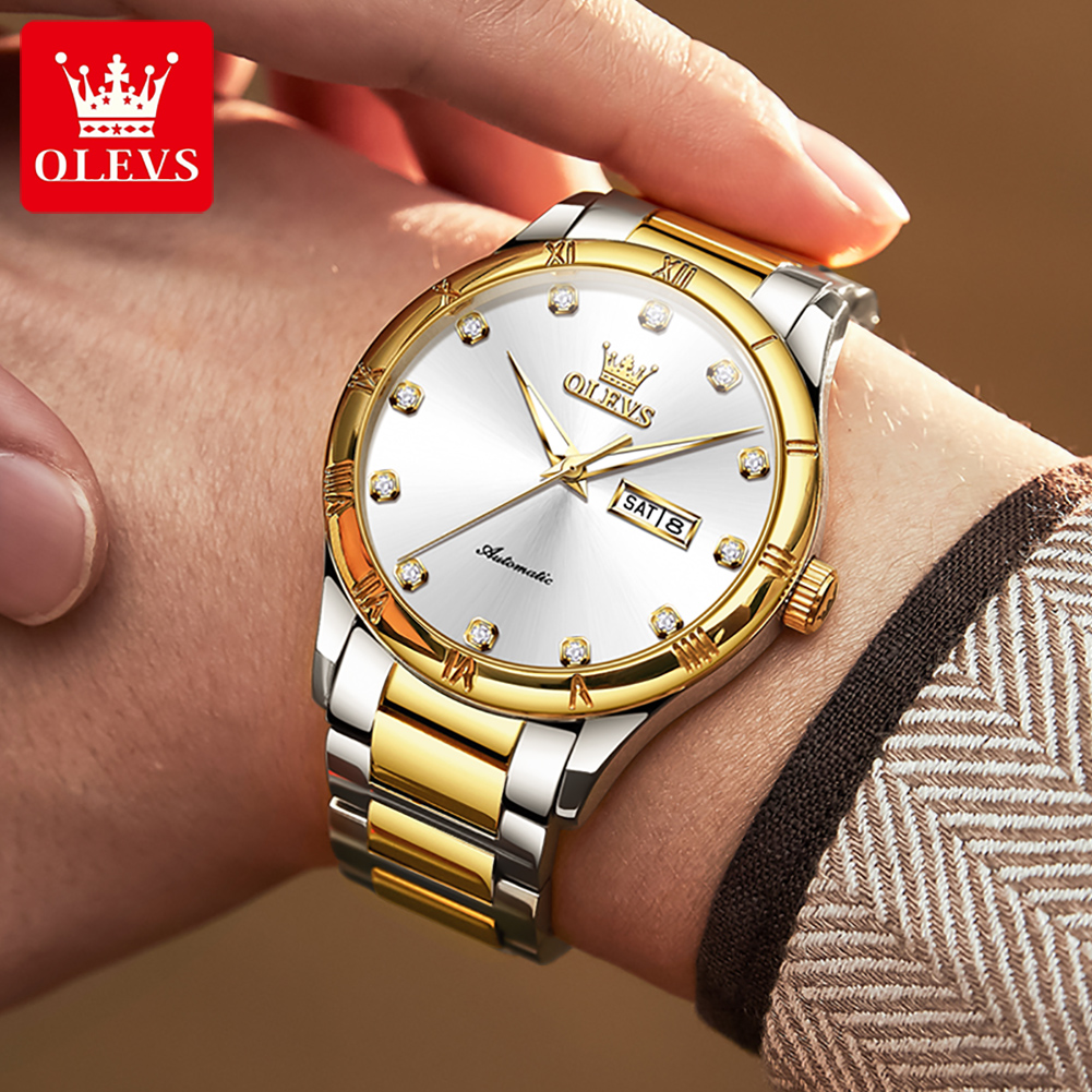 OLEVS Men's Watches Luxury Cas – Luxury Watch Display recenzja i cena