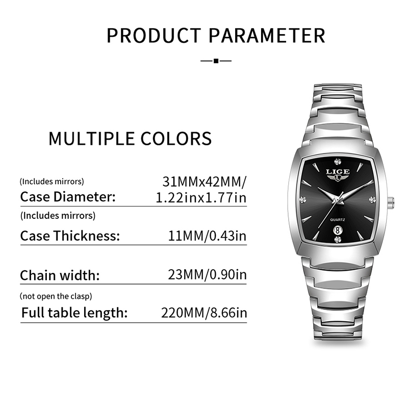 LIGE Watch women Business Luxu – Luxury Watch recenzja i cena