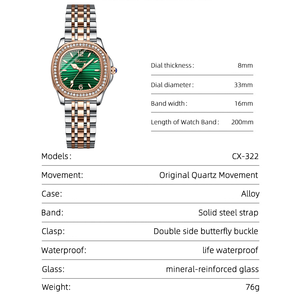 CHENXI Elegant End Luxury Wome – Luxury Watch Events recenzja i cena