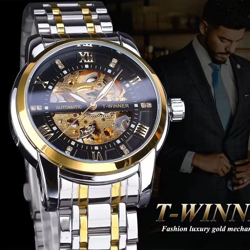 Men's Luxury Automatic Mechani – Luxury Watch Events recenzja i cena