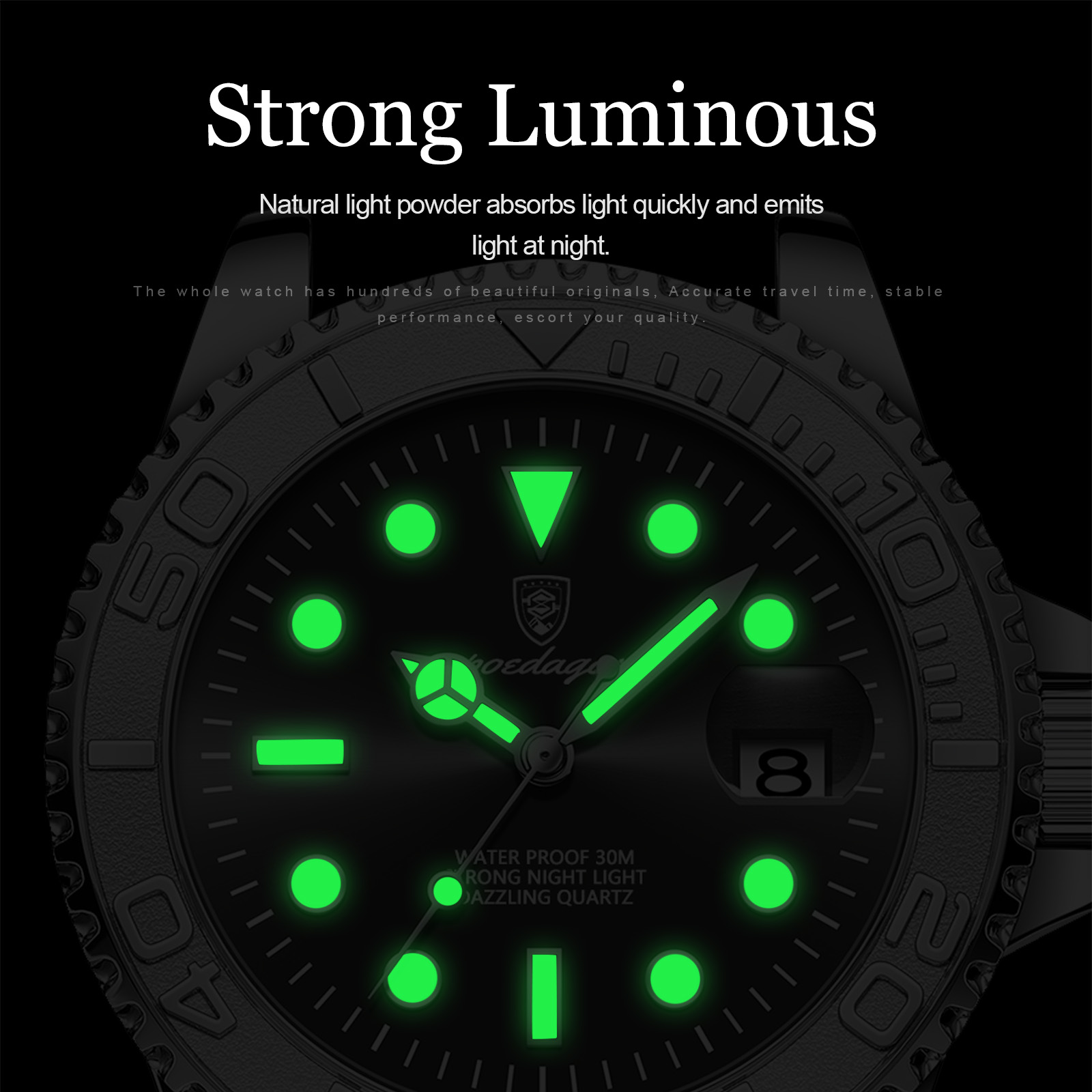 POEDAGAR Top Luxury Man Watch  – Luxury Watch Unique recenzja i cena